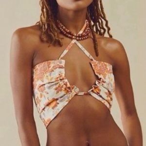 32. FP Summer of Love Convertible Bandeau Bra Top Natural